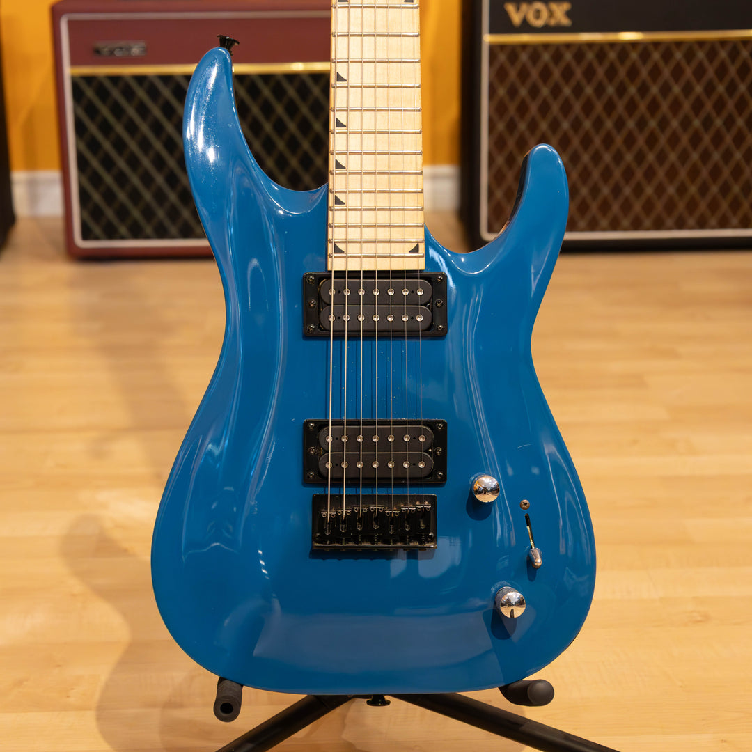 Jackson - FSR Dinky JS-227 (HH) - Bright Blue - Maple  w/Ibanez Pickup Mod - USED