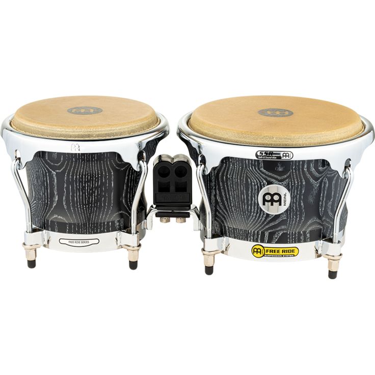 Meinl Percussion Woodcraft Series WB400 Wood Bongo Vintage Black