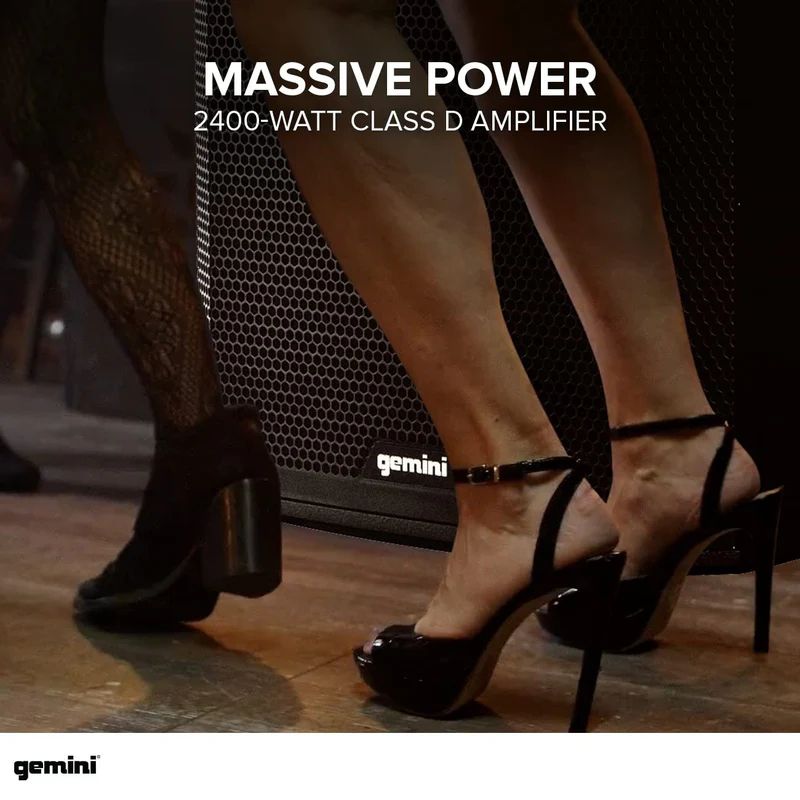 Gemini ZRX-S18BT Professional 18" Subwoofer w/ Bluetooth®