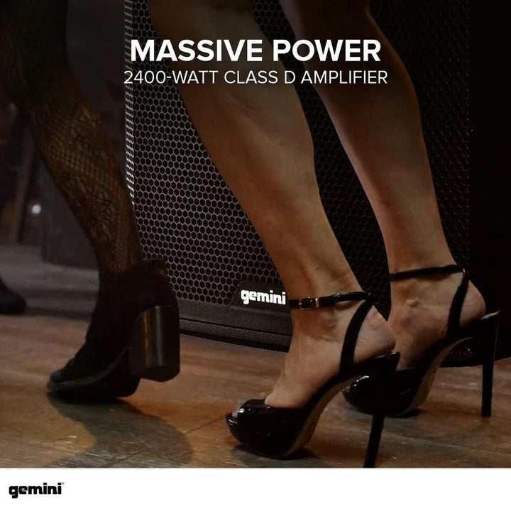 Gemini ZRX-S18BT Professional 18" Subwoofer w/ Bluetooth®