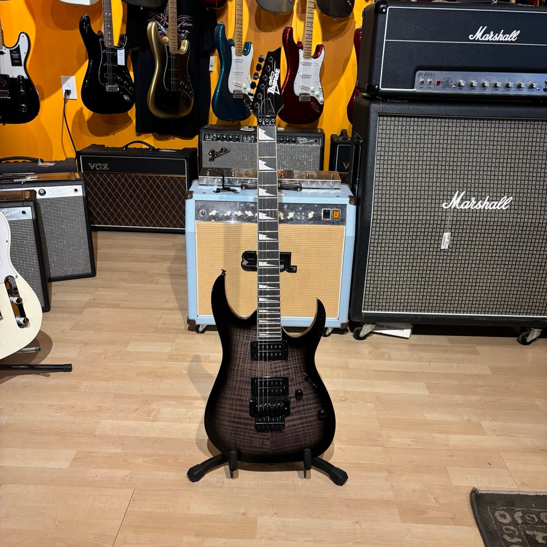 Ibanez GIO RG (Transparent Black Sunburst) GRG320FATKS (Demo)