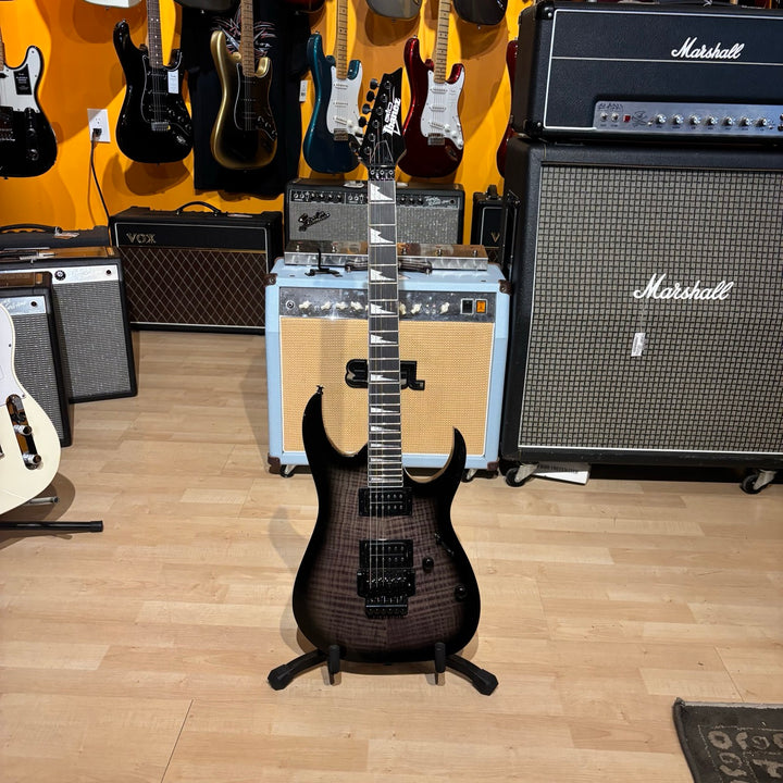 Ibanez GIO RG (Transparent Black Sunburst) GRG320FATKS (Demo)