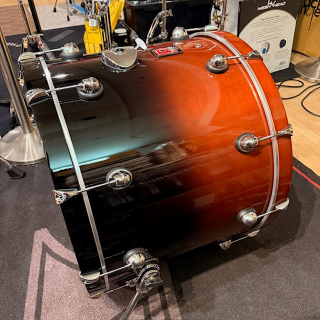 PREMIERUSED- Premier 24" x 18" Bass Drum- Dark Walnut Fade