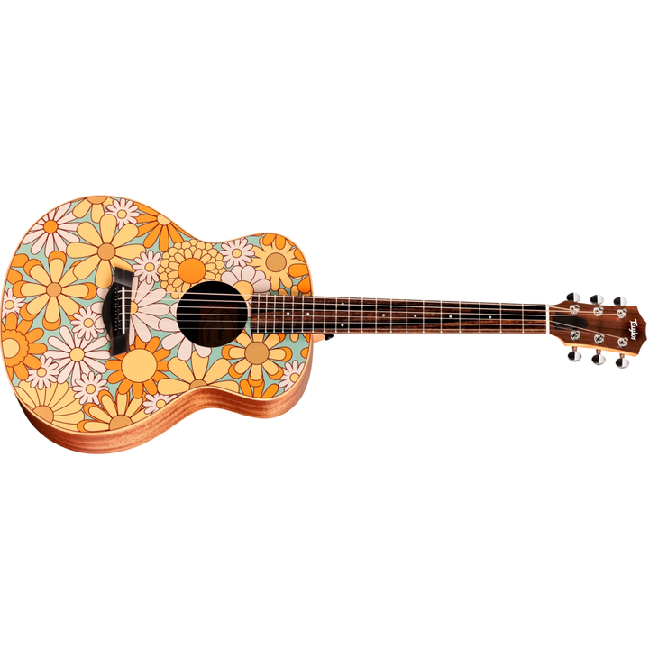 Taylor GS Mini-e Special Edition Acoustic-Electric Guitar (Floral Blue)
