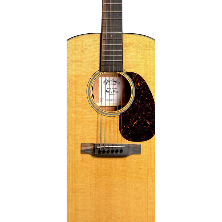 Martin DE Retro Plus Mahogany Road Series Acoustic-Electric Guitar - Natural Aging Toner