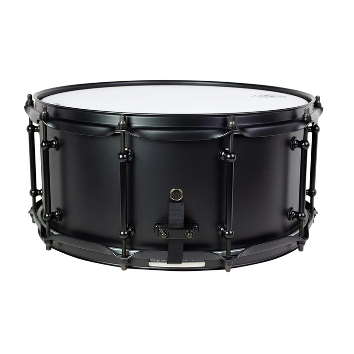 SJC Drums Alpha Steel Black Metal Snare Drum 6.5x14