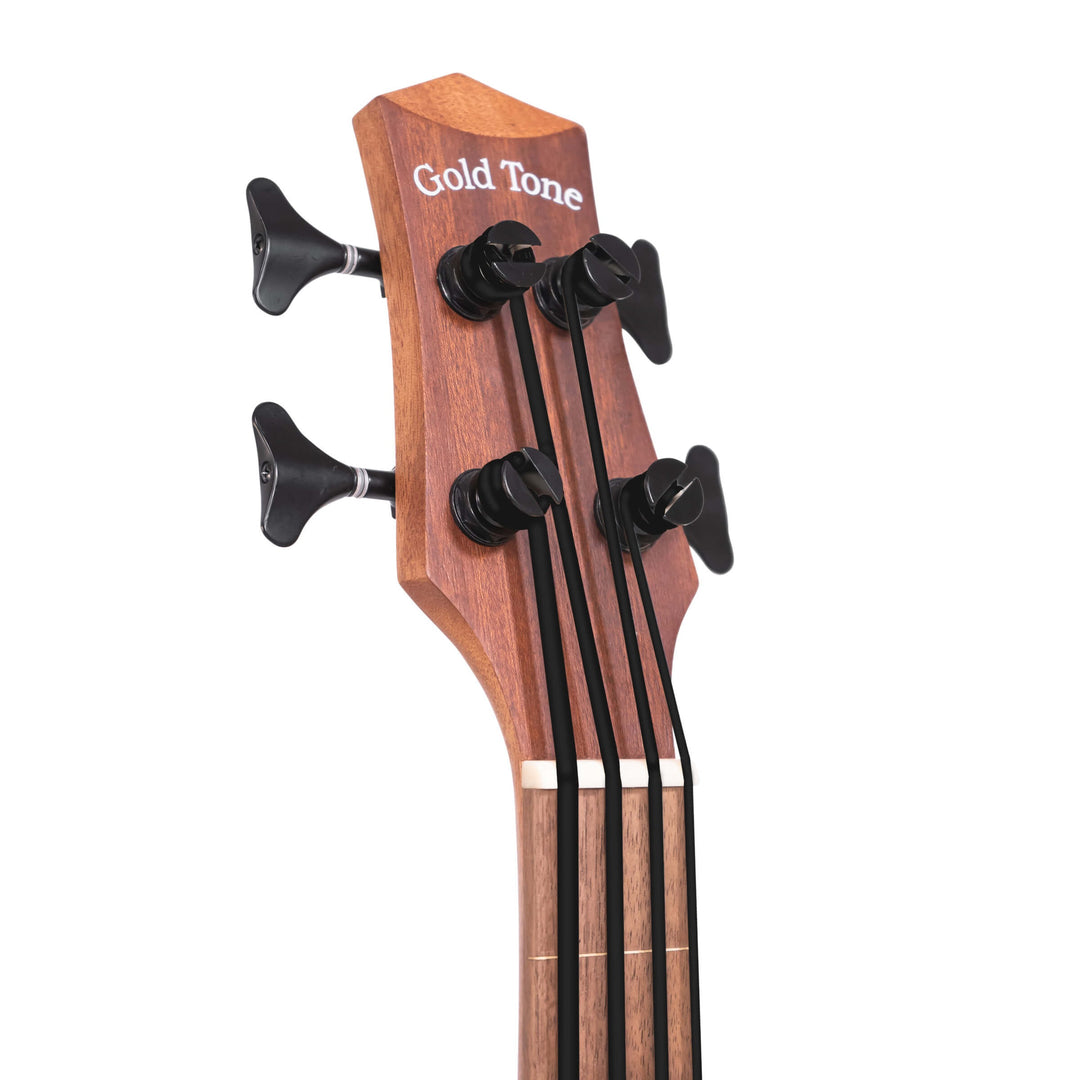 Gold Tone 25-Inch Scale Fretless Acoustic-Electric MicroBass with Gig Bag