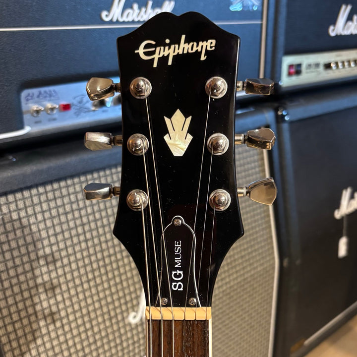 Epiphone - SG Muse w/Rouge Valley Gig Bag (Jet Black Metallic - 2019) - USED