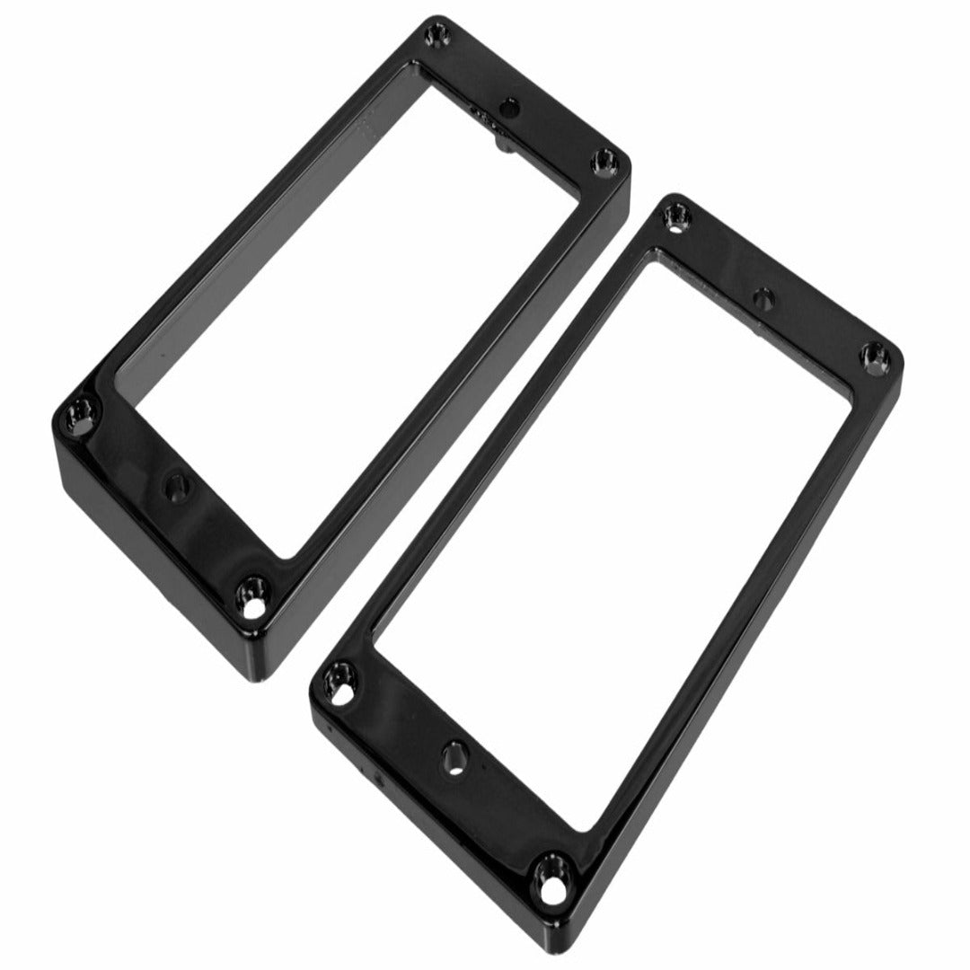 Allparts PC-0438 Curved Metal Humbucking Ring Set Black