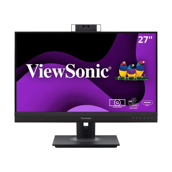Viewsonic VG2757V-2K 27" Video Conferencing Monitor  QHD 1440p, IR Webcam, 90W USB-C, Docking