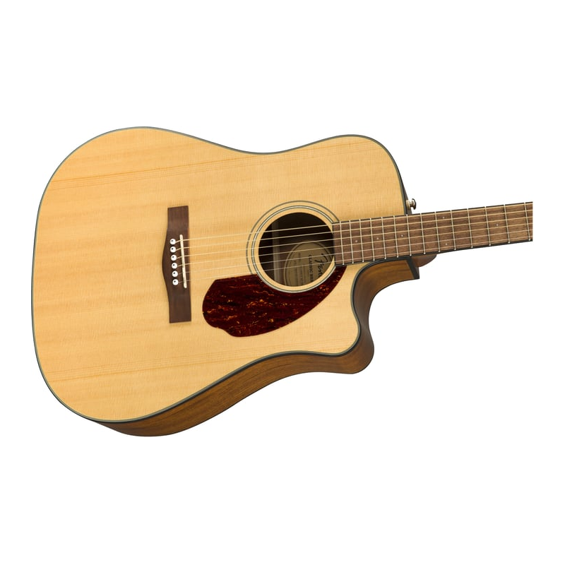 Fender CD-140SCE Dreadnought Walnut Fingerboard Acoustic Guitar w/ Case - Natural