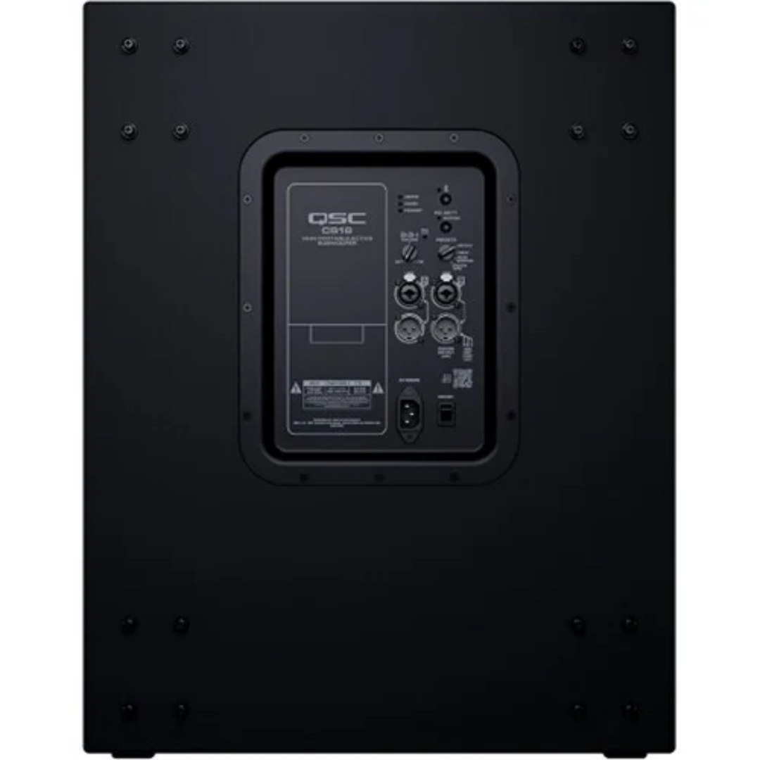 QSC CS18 18 Inch 2600W Compact Active Subwoofer w/ Bluetooth