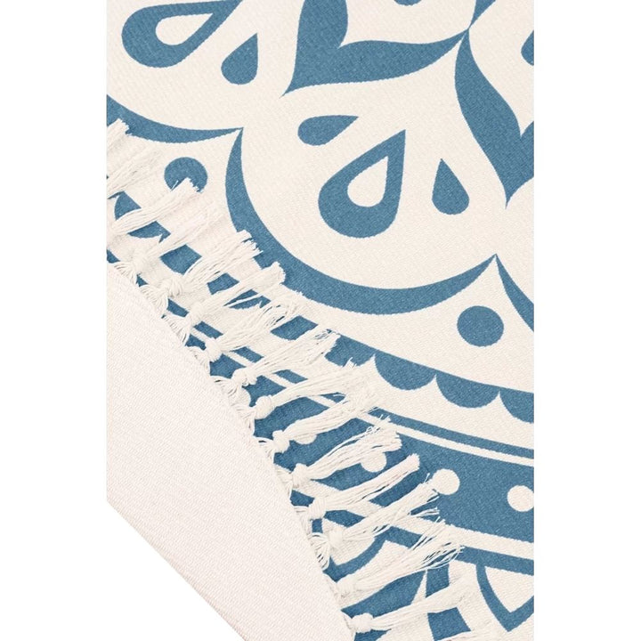 Meinl Floral Design Meditation Rug - Navy Blue