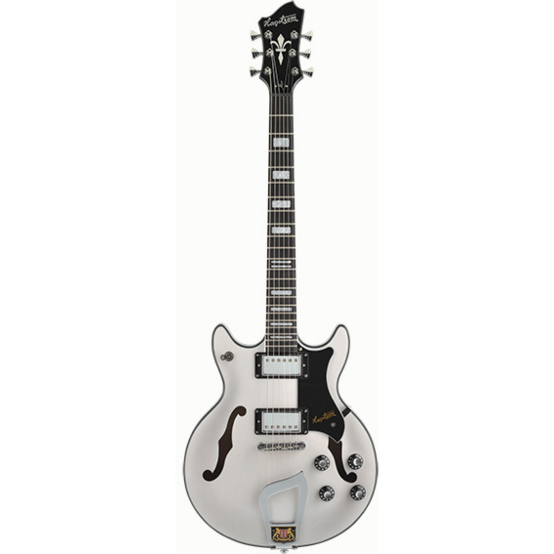 Hagstrom Viking Alvar Semi-Hollow Electric Guitar (Swedish Frost) ALV-SFT
