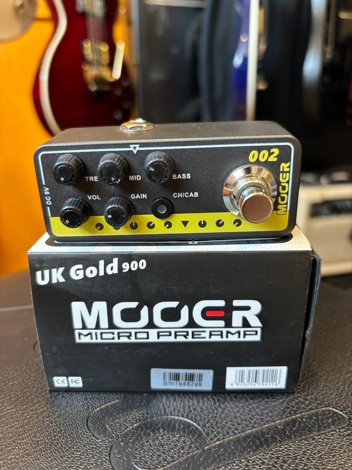 Mooer -  UK Gold M002  JCM 900 Inspired Micro GTR Preamp w/ Box & User Guide - USED