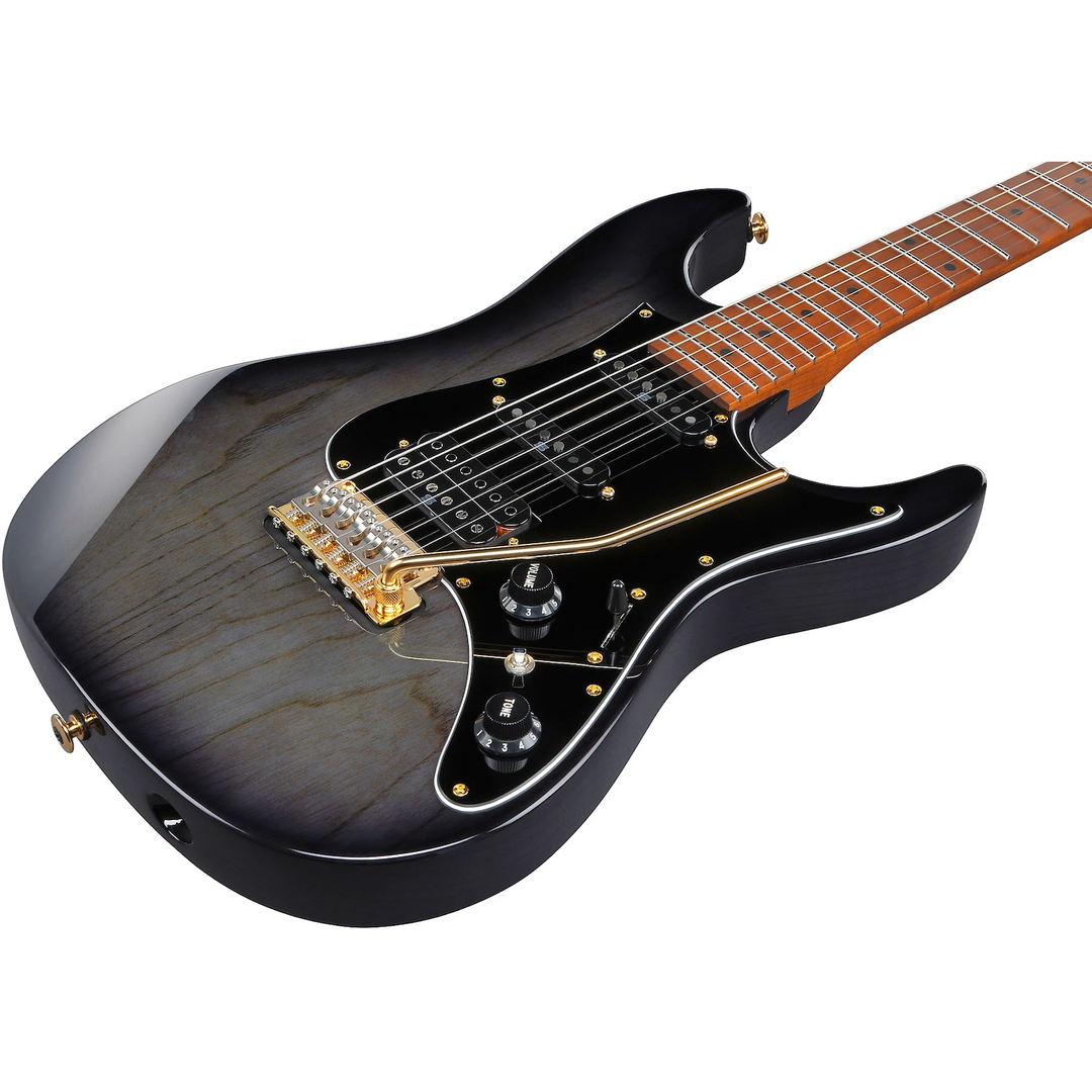 Ibanez AZ2204AGTGB AZ Prestige Electric Guitar (Transparent Gray Burst)