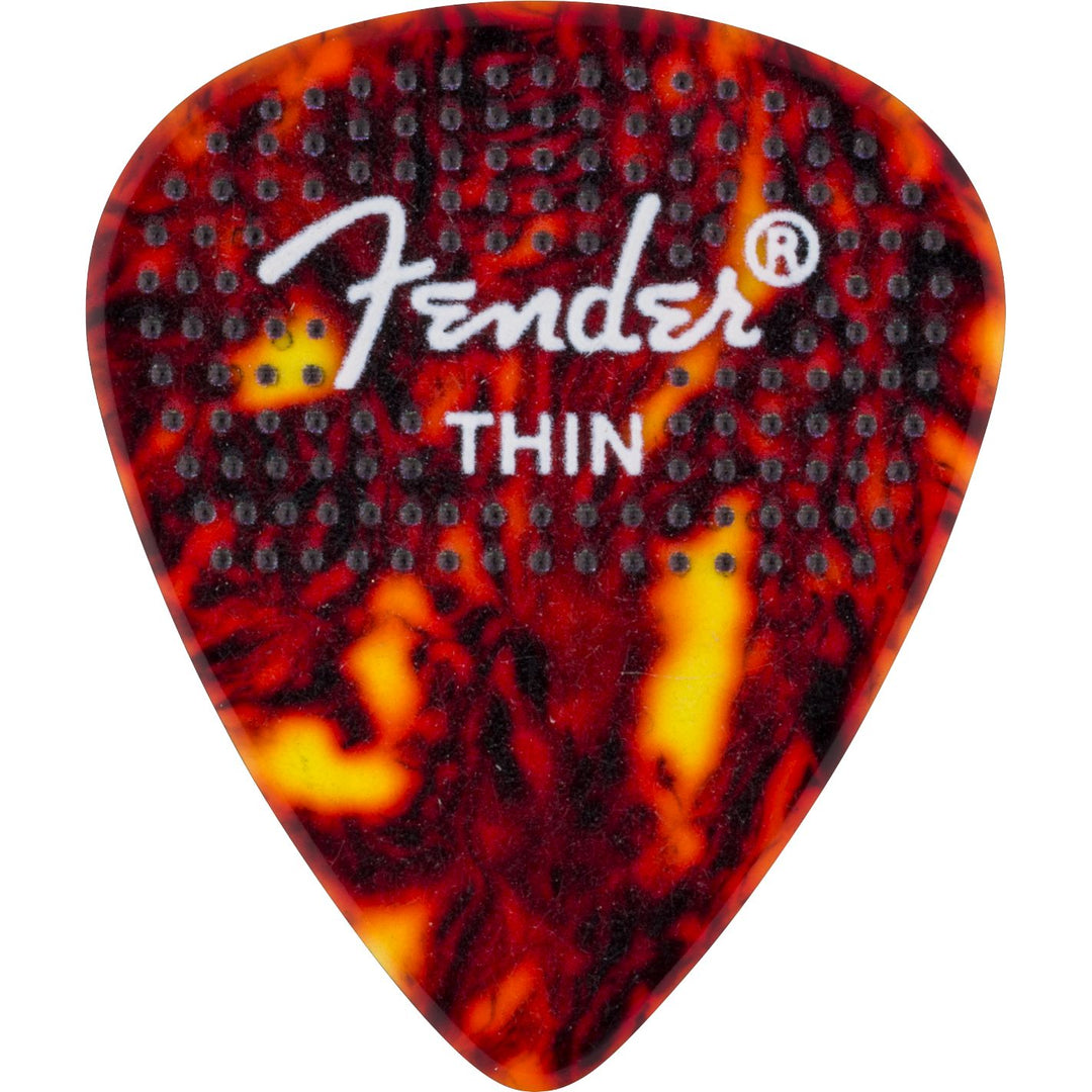 Fender  351 Dotted Celluloid Picks 12-Pack Thin