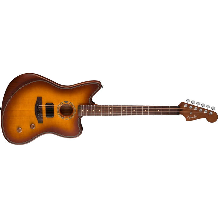 Fender Acoustasonic Standard Jazzmaster (Honey Burst) Acoustic-Electric Guitar
