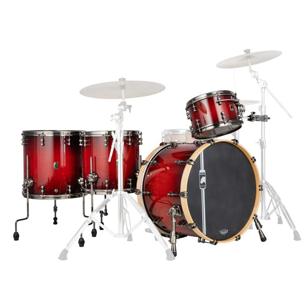The Mapex Black Panther snare drum series features hand-built and hand-finished shells with Air Flow Venting, SONIClear bearing edges, Sonic Saver Hoops, and the Cylinder-Drive strainer for precise snare tension control. Each model is crafted from a specific shell material chosen to deliver a unique and expressive sonic character.