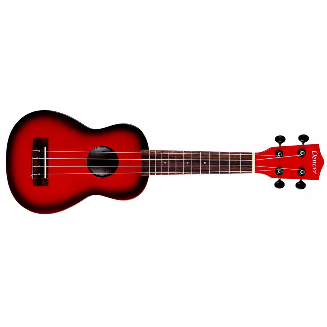 Denver DUKE-RDB Soprano Ukulele - Red Burst