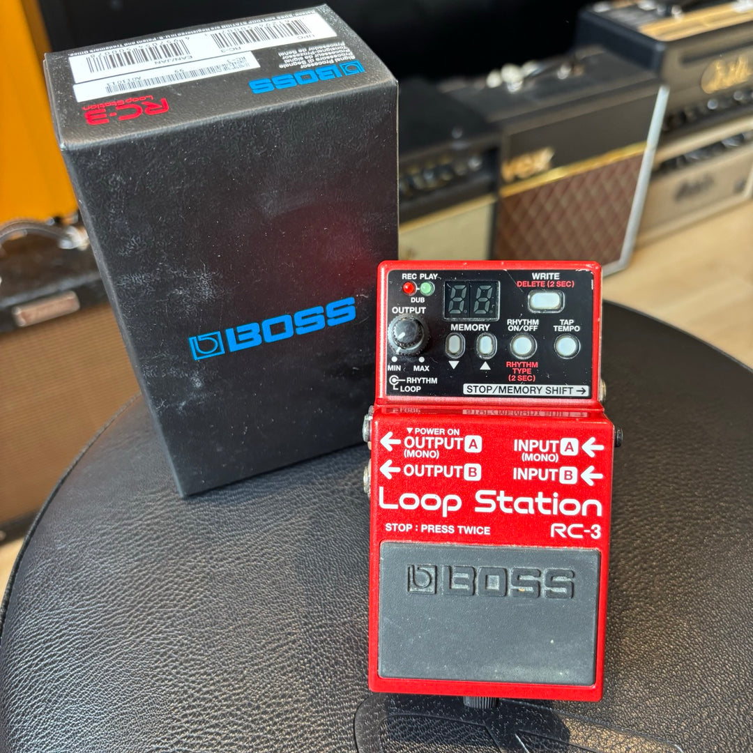 Boss - RC3 Red Loop Station Pedal w/ Factory Box (2017) - USED