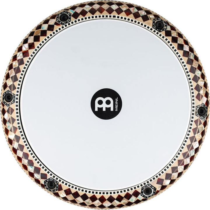 Meinl Percussion 8 3/4" Artisan Edition Egypt Doumbek White Pearl Mosaic Imperial