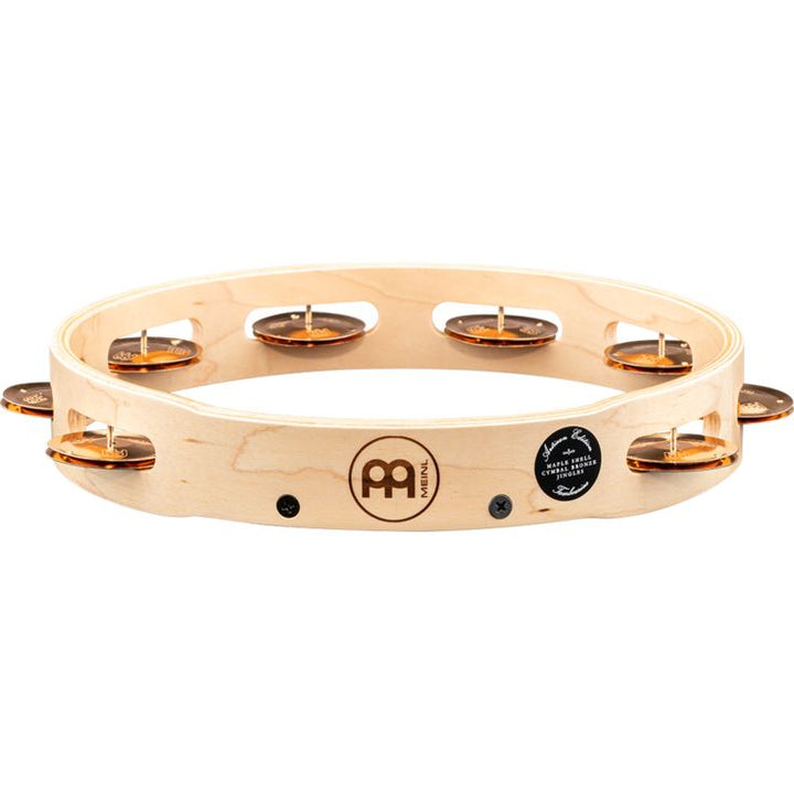 Meinl Percussion 10" Artisan Edition Tambourine Single row Solid cymbal bronze 44mm jingles