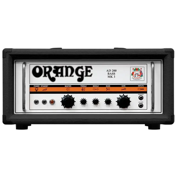 The Orange AD200B MKIII Black is a 200-watt all-valve bass head hand-built in the UK. One of the most powerful and revered all-valve bass amplifiers ever made, the AD200 delivers massive low-end punch, vintage warmth, and unmistakable Orange character. Trusted by touring professionals worldwide for decades.