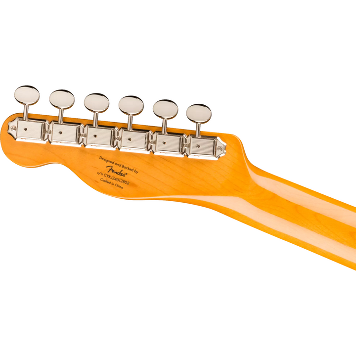 Squier Classic Vibe Custom Telecaster SH with Bigsby, Parchment Pickguard (Lake Placid Blue) 0374048502