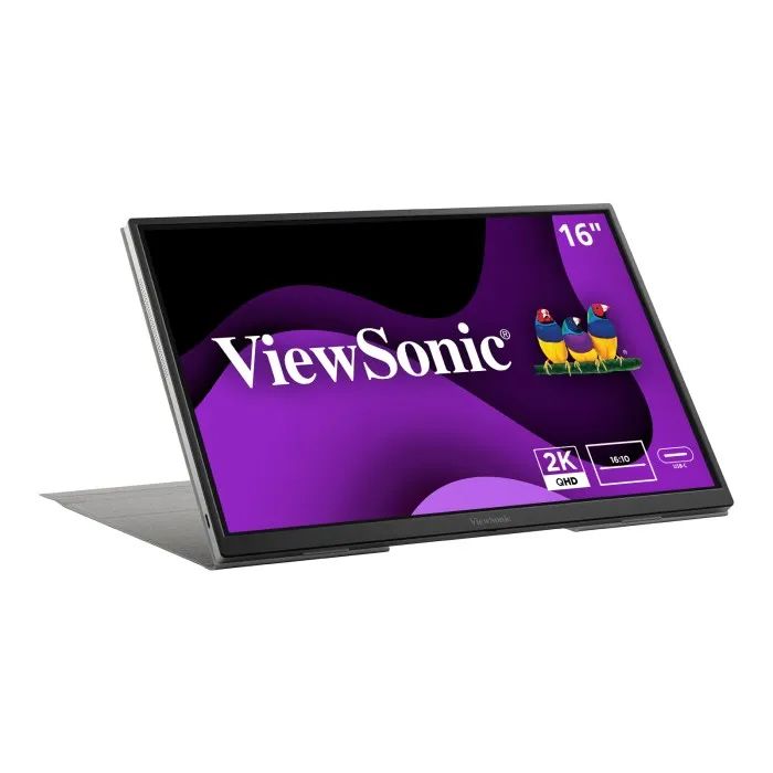 Viewsonic VG1656-2K 16" Portable IPS Monitor  WQXGA 2560x1600, USB-C 65W, Smart Cover