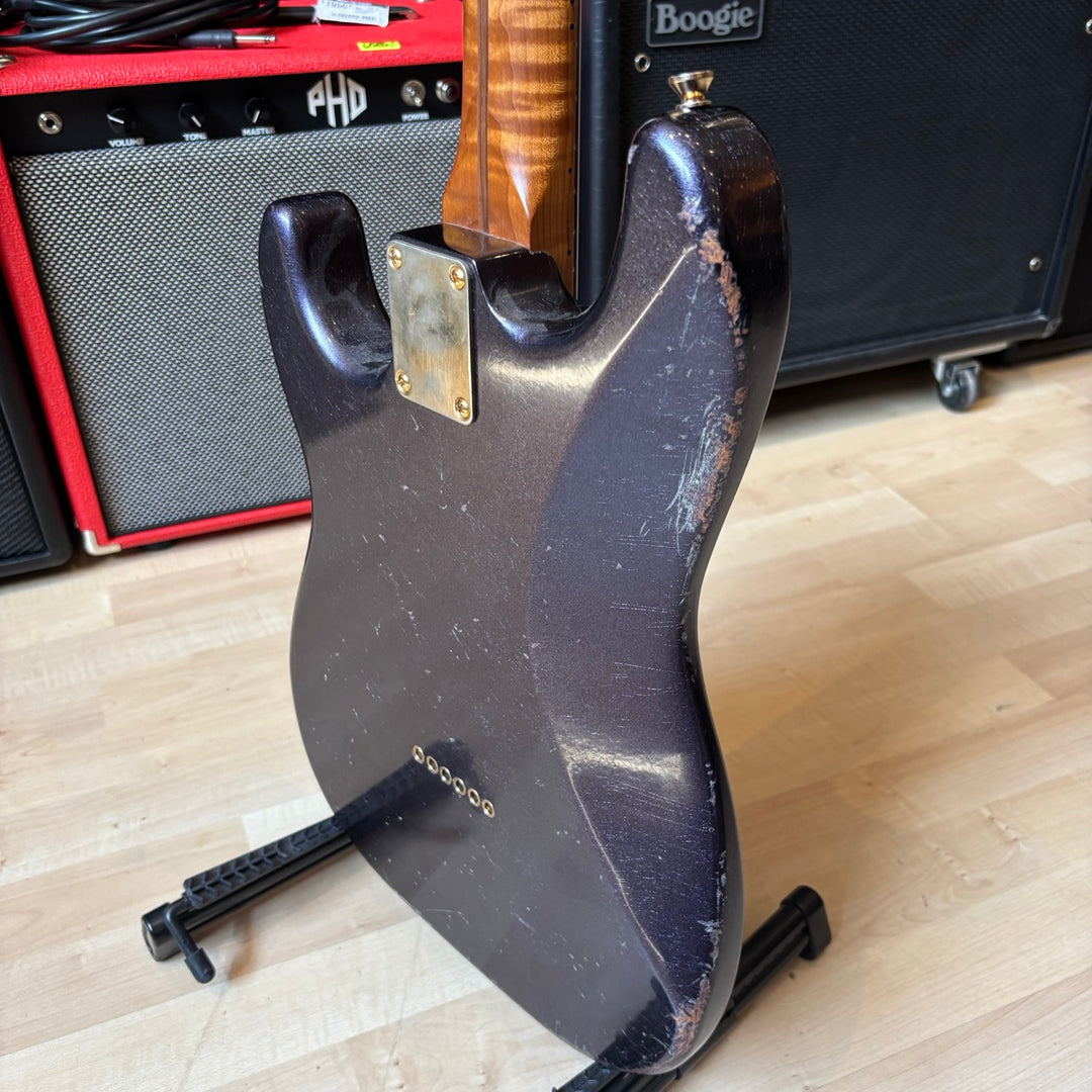 Parts-Caster Strat -  All Parts Neck- MJT Body - Fender N4 P'ups  w/ Fender G&G Black Tweed HD Case - USED