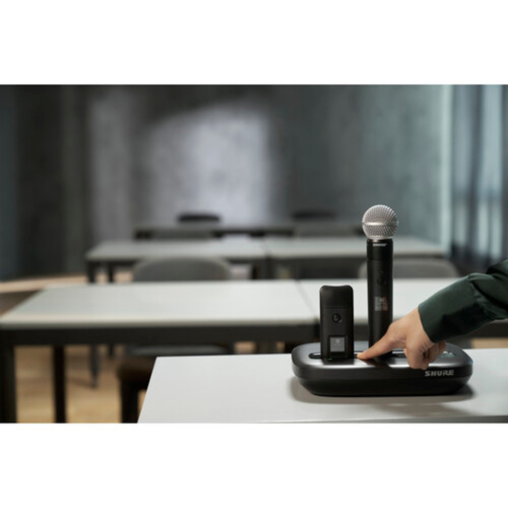 Shure MXW neXt 2 Wireless Boundary Microphone, Cardioid - Black
