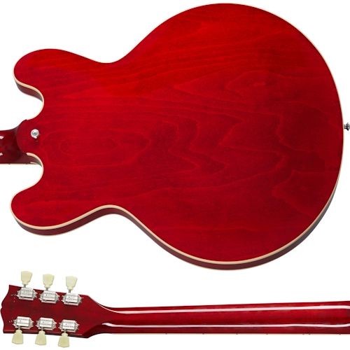 Gibson ES-345 Electric Guitar with Hardshell Case, Left-Handed - Sixties Cherry