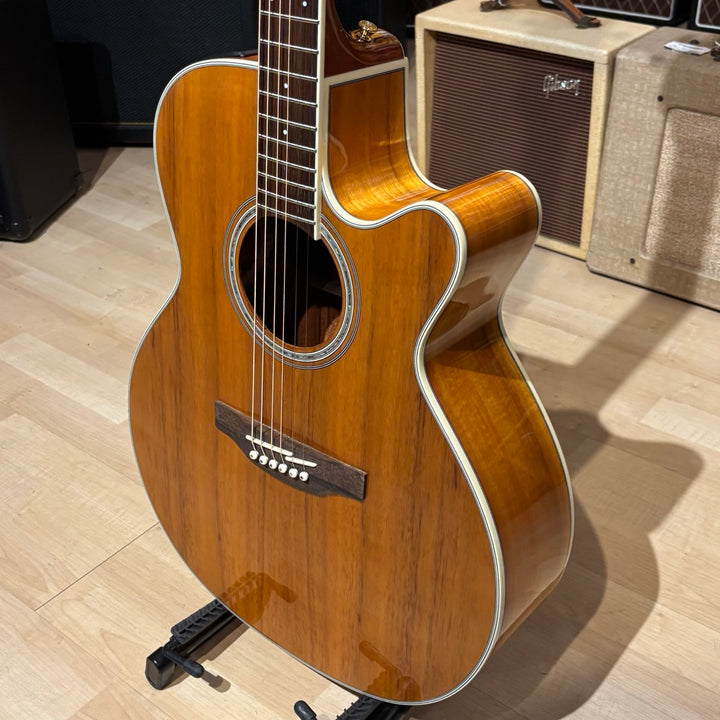 Takamine - GN77KCE- Cutaway Acoustic Electric Natural w/ Rouge Valley Gig Bag (2021) - USED