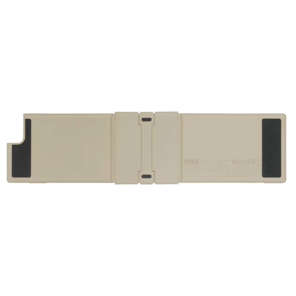 Korg NANOKEYFDSB Foldable pocket size MIDI Keyboard - Sand Beige