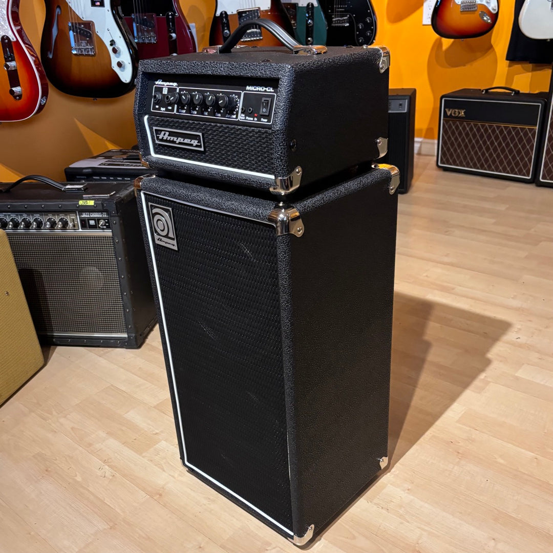 Ampeg - Micro CL Stack - 100 Watt w/ Ampeg 2x10 & Tweeter Cabinet  - DEMO
