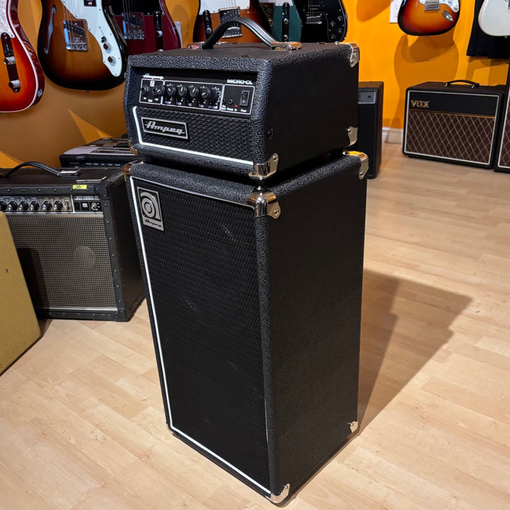 Ampeg - Micro CL Stack - 100 Watt w/ Ampeg 2x10 & Tweeter Cabinet  - DEMO