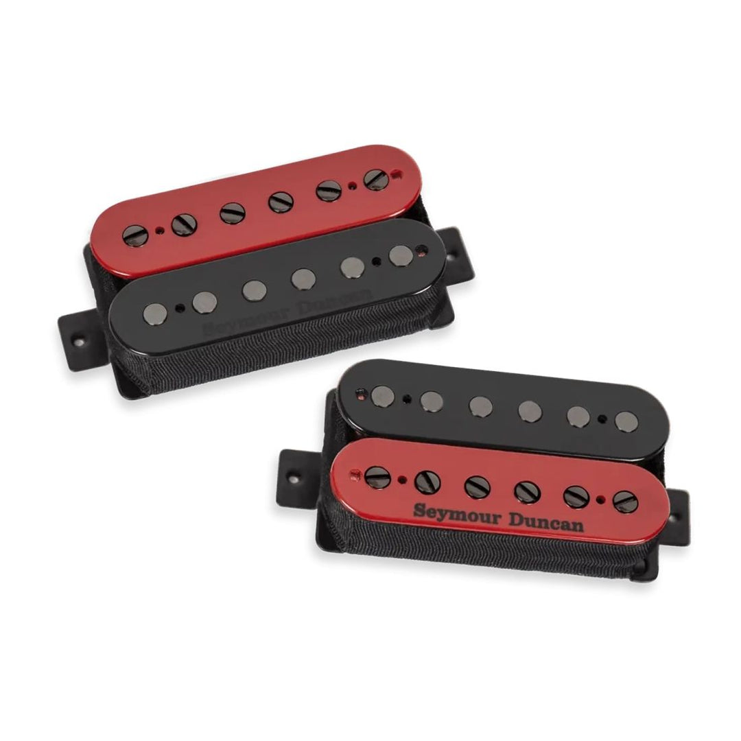 Seymour Duncan Nazgul and Sentient Pickup Set - Red/Black Zebra