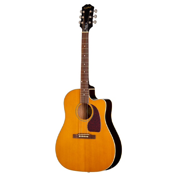 Epiphone J-45 Studio EC Acoustic/Electric Guitar with Gigbag - Natural