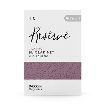 D'Addario Woodwinds ODCT1040 Reserve Classic, Bb Clarinet - Box Of 10 - 4.0
