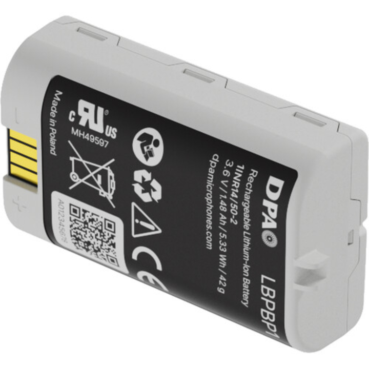 DPA LBPBP1 Rechargeable Lithium-Ion Battery for Bodypack