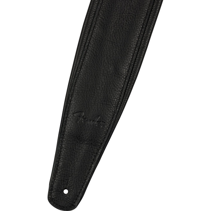 Fender  3.5" Premium Leather Strap - Black