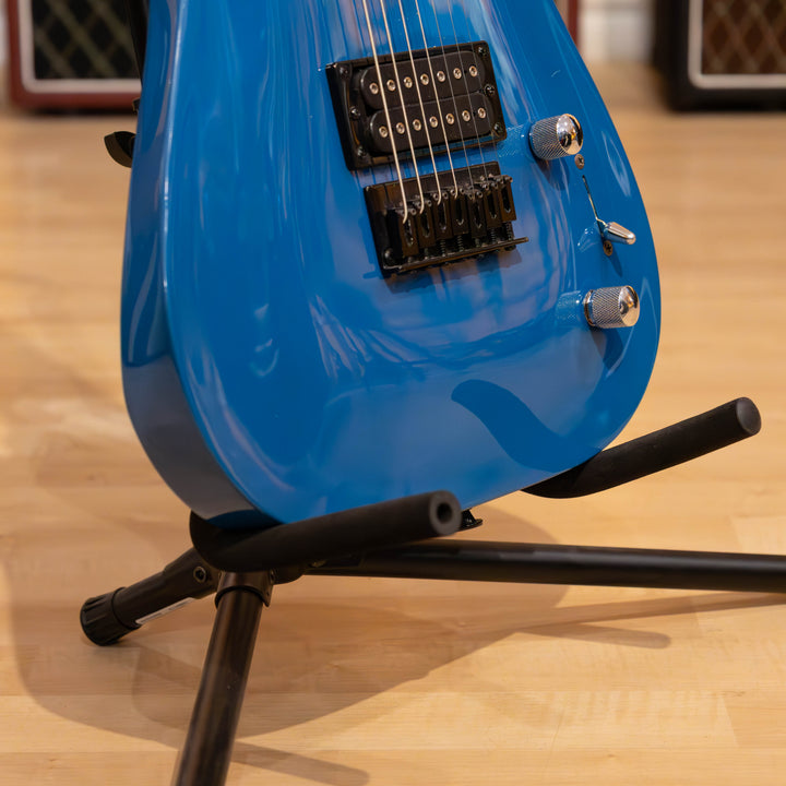 Jackson - FSR Dinky JS-227 (HH) - Bright Blue - Maple  w/Ibanez Pickup Mod - USED