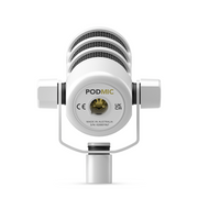 Rode PodMic Dynamic Podcasting Microphone - White