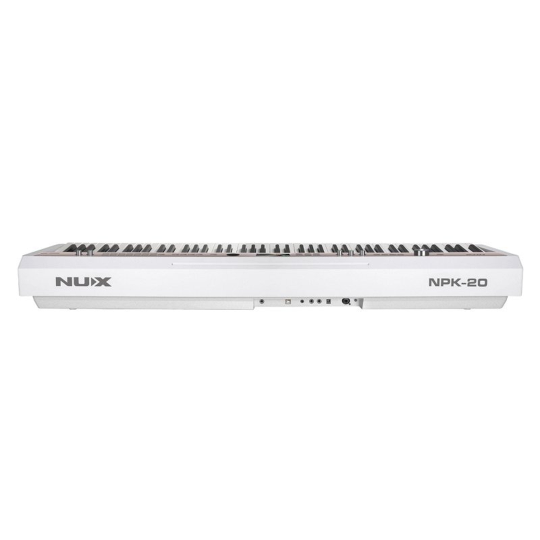 Nux NPK-20WH 88-Key Triple-Sensor Portable Digital Piano - White