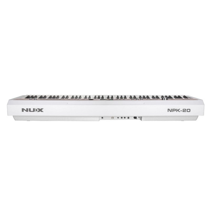 Nux NPK-20WH 88-Key Triple-Sensor Portable Digital Piano - White