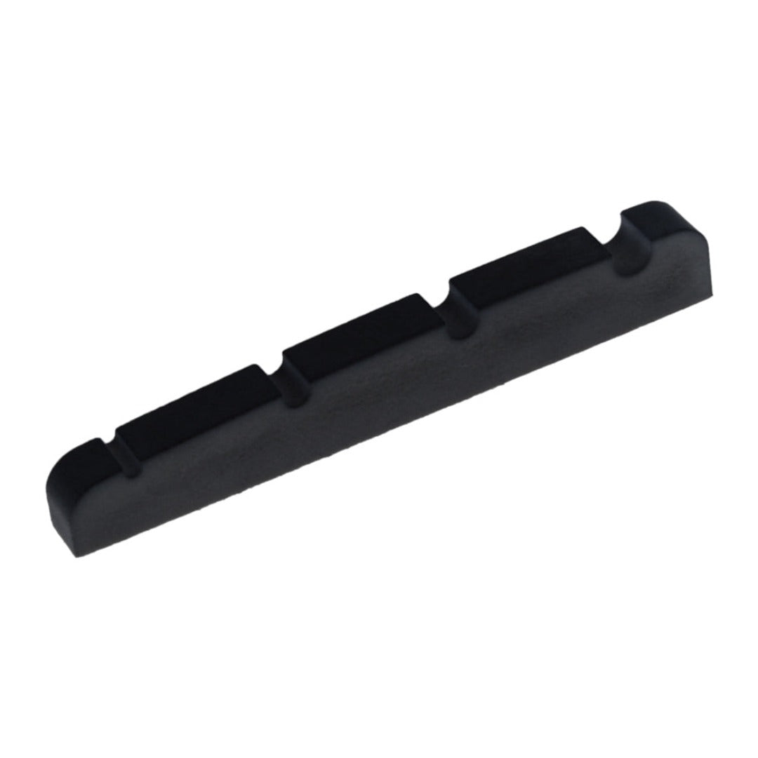 Allparts BN-2210 Plastic 4-String Bass Nuts Black Plastic (10 pack)