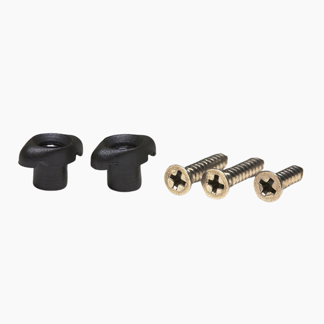 Allparts AP-2419-000 - GraphTech Black TUSQ XL Sleek String Trees W/ Chrome Screws (Graphtech PN PT-7004-00)