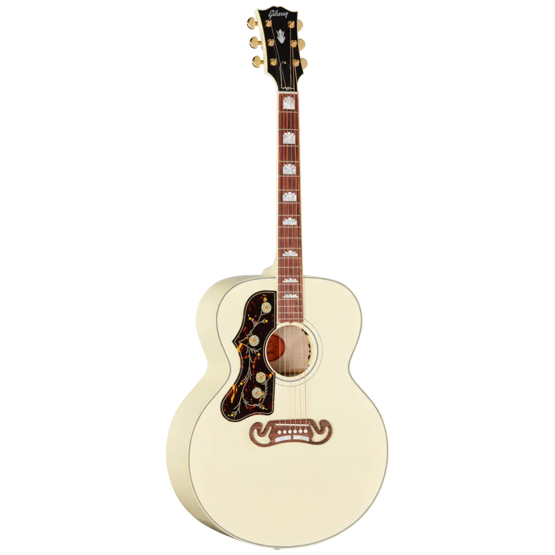 Gibson SJ-200 Standard Acoustic/Electric Guitar - Classic White (Left Handed)