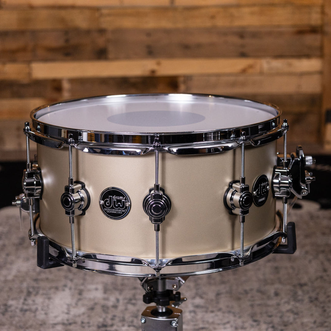 DW- DRPT6514SSGT- DW  Performance Series Snare Drum 6.5x14 Hard Satin Lacquer - Gold Mist